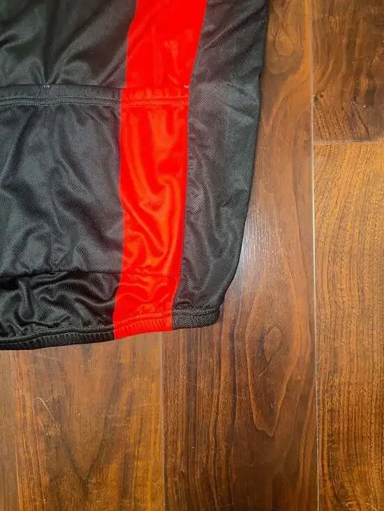 Merida Men's Short Sleeve Cycling Jersey Full Zip MTB Bike Shirt - Black/Red - Picture 15 of 16